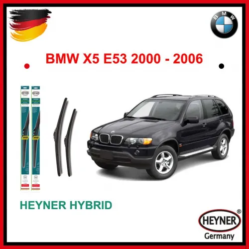 GẠT MƯA BMW X5 E53 2000 - 2006 HYBRID 24/20 INCH
