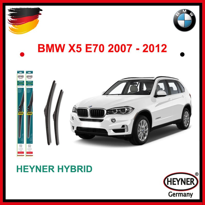 GẠT MƯA BMW X5 E70 2007 - 2012 HYBRID 24/20 INCH SIDE LOCK